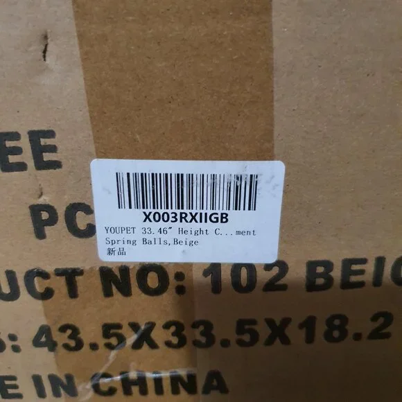 YOUPET 43.5" Cat Tree Tower With Cat Condo And Scratching Post For Indoor Cats, - Picture 3 of 4